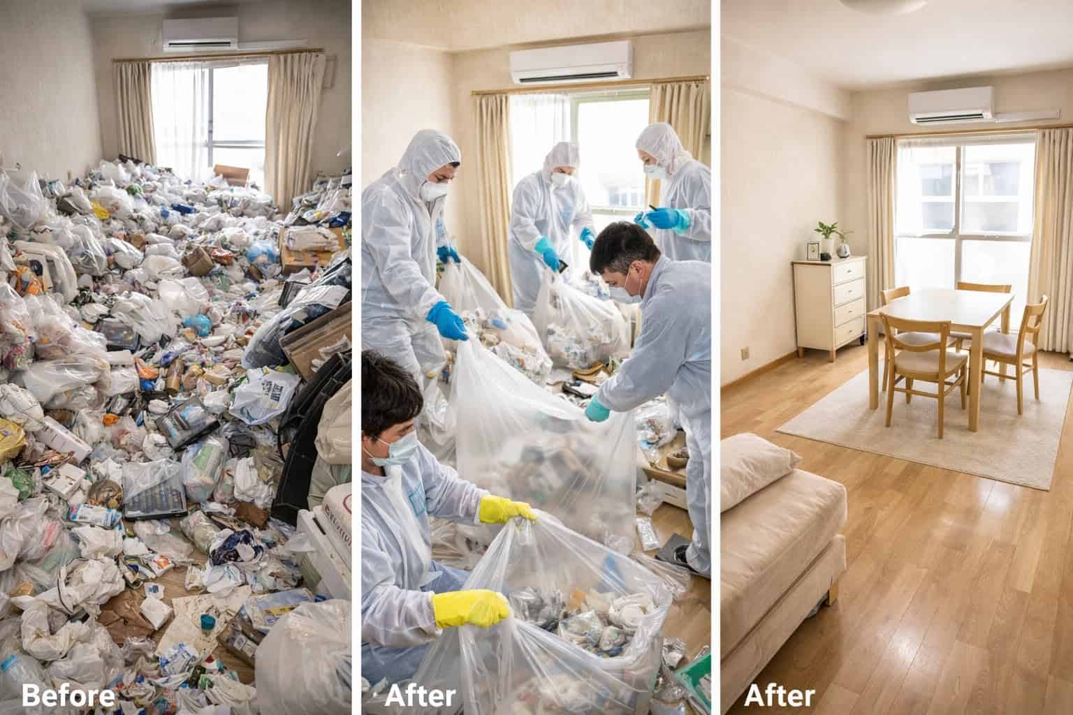 ゴミ屋敷・ゴミ部屋清掃・大掃除　横浜大興