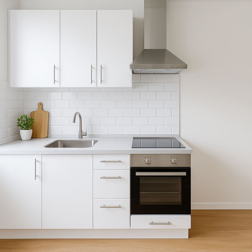 綺麗なったシステムキッチン 交換入れ替え