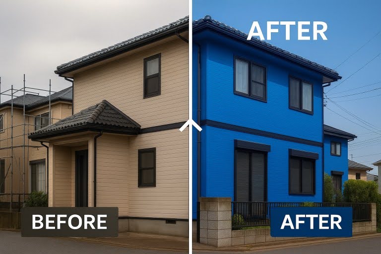 外壁 before 3