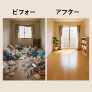 ゴミ屋敷・ゴミマンション・ゴミアパートの大掃除画像
