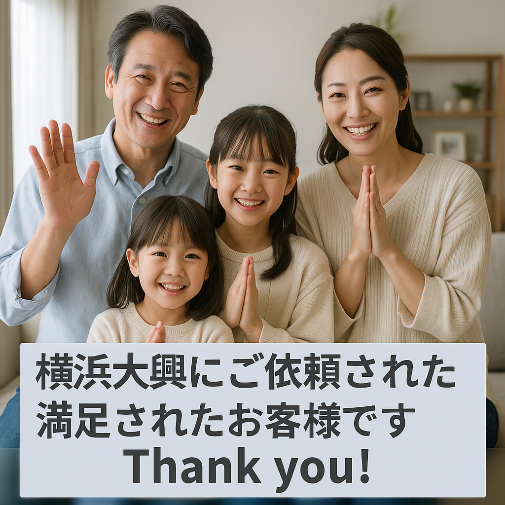 横浜大興にご依頼されたお客様