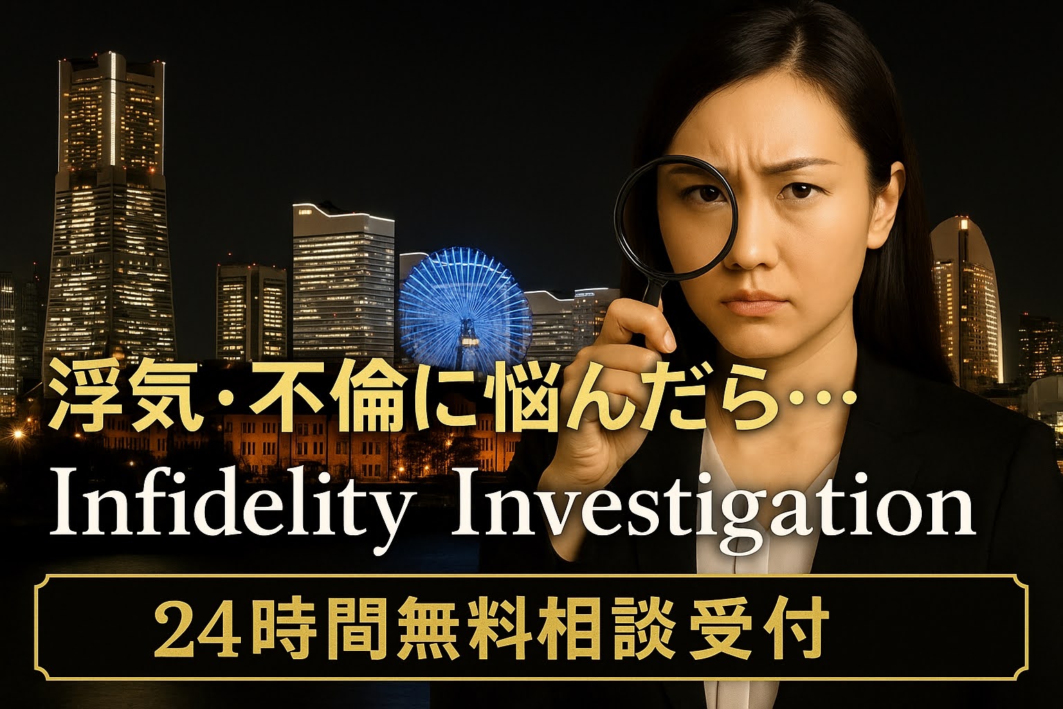 浮気・不倫調査 女性探偵バージョン