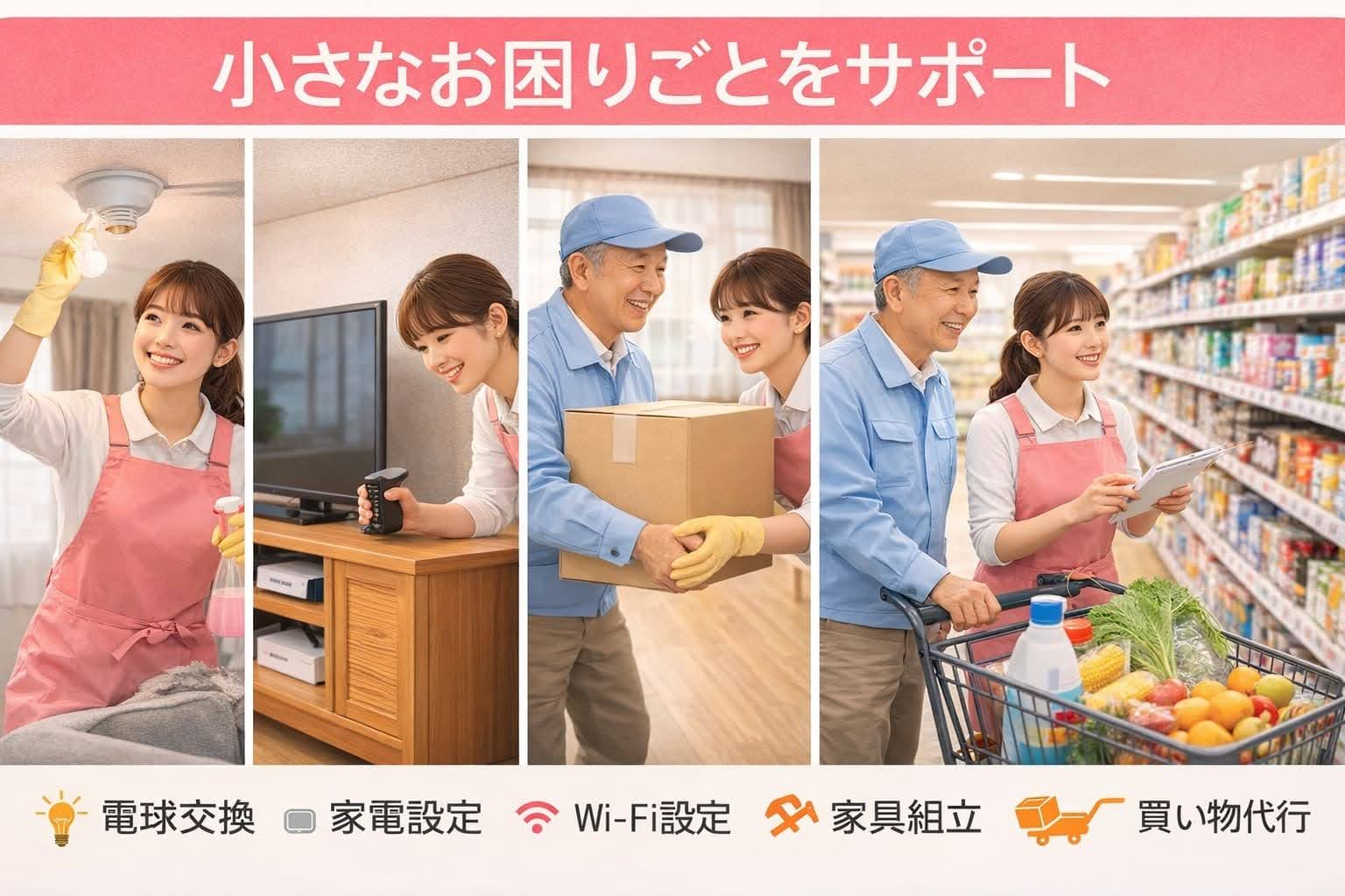 横浜くらしサポートは、小さなお仕事も喜んでお受けします！